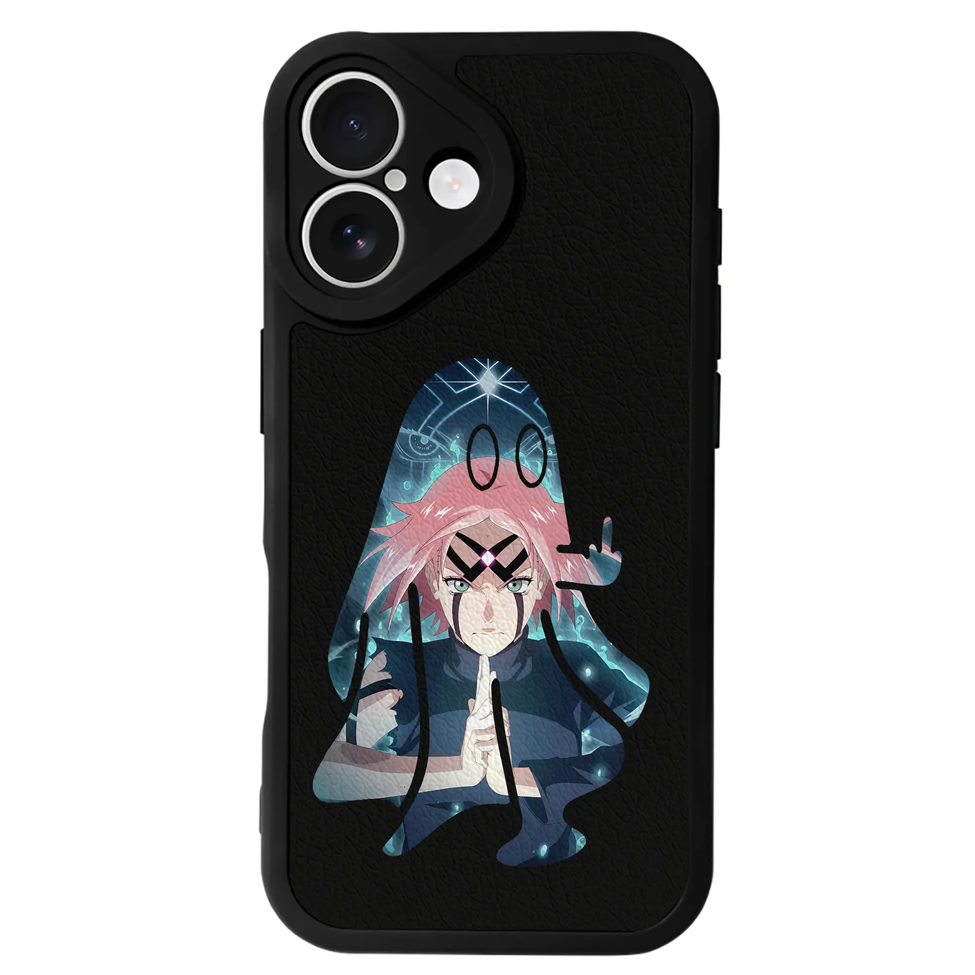 ナルト グッズ はるの さくら - IPhone 16シリーズ対応 ・ シリコンスマホケース ・ レザー調 ・ 高精度フィット ・ 耐衝撃 ・ ワイヤレス充電対応 ・ 精密カット